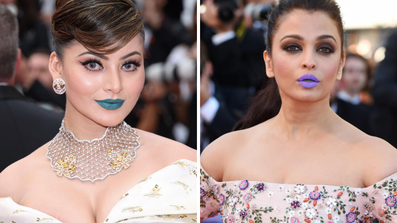 Cannes 2023: Urvashi Rautela memakai lipstik biru.  Imitasi Aishwarya Rai Bachchan?