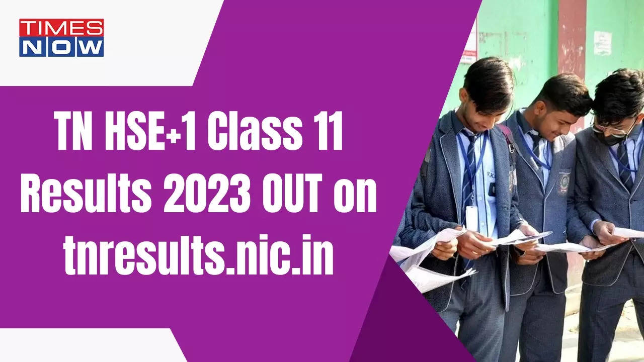 tnresults.nic.in 2023 11th Result Released, Link to Check Tamil Nadu