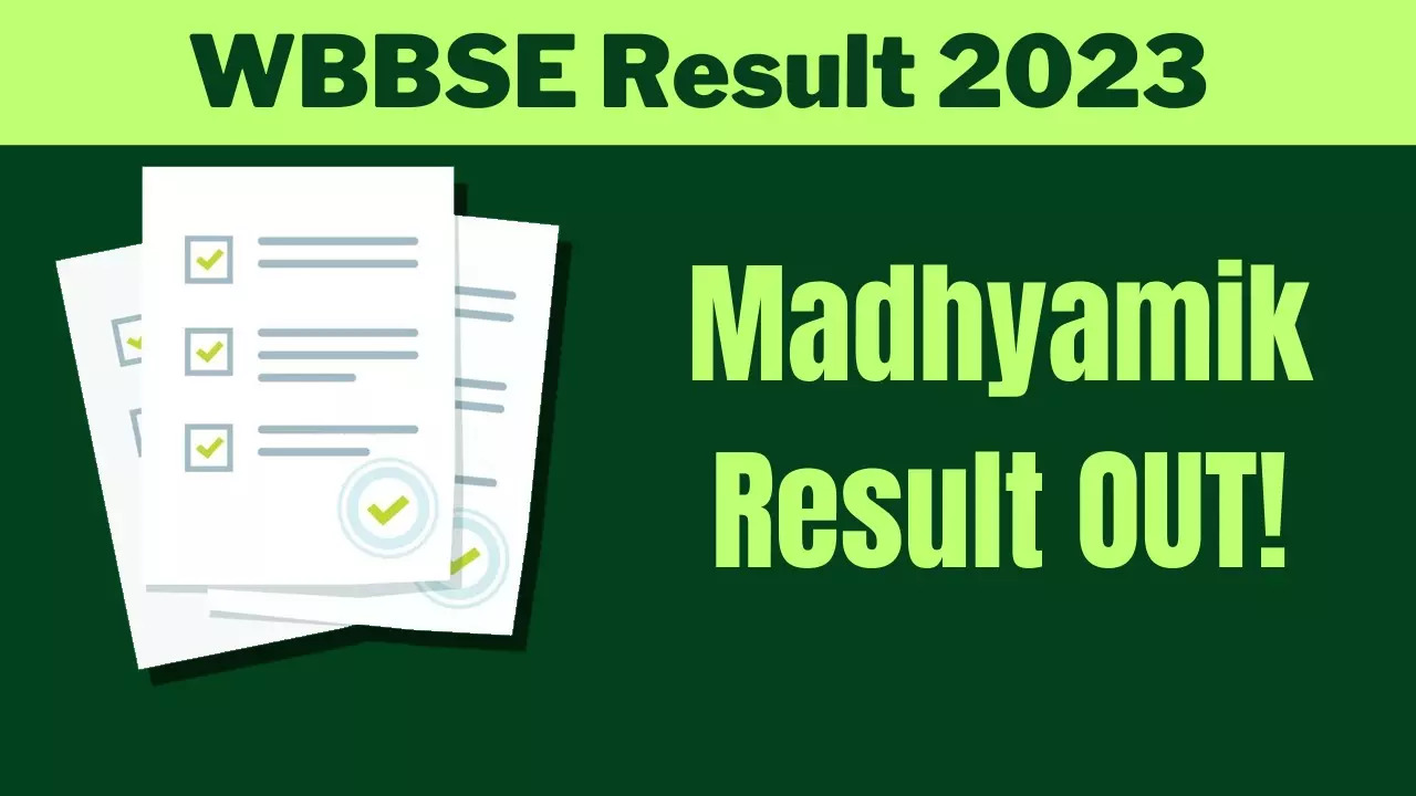 WBBSE Result 2023 Madhyamik result link