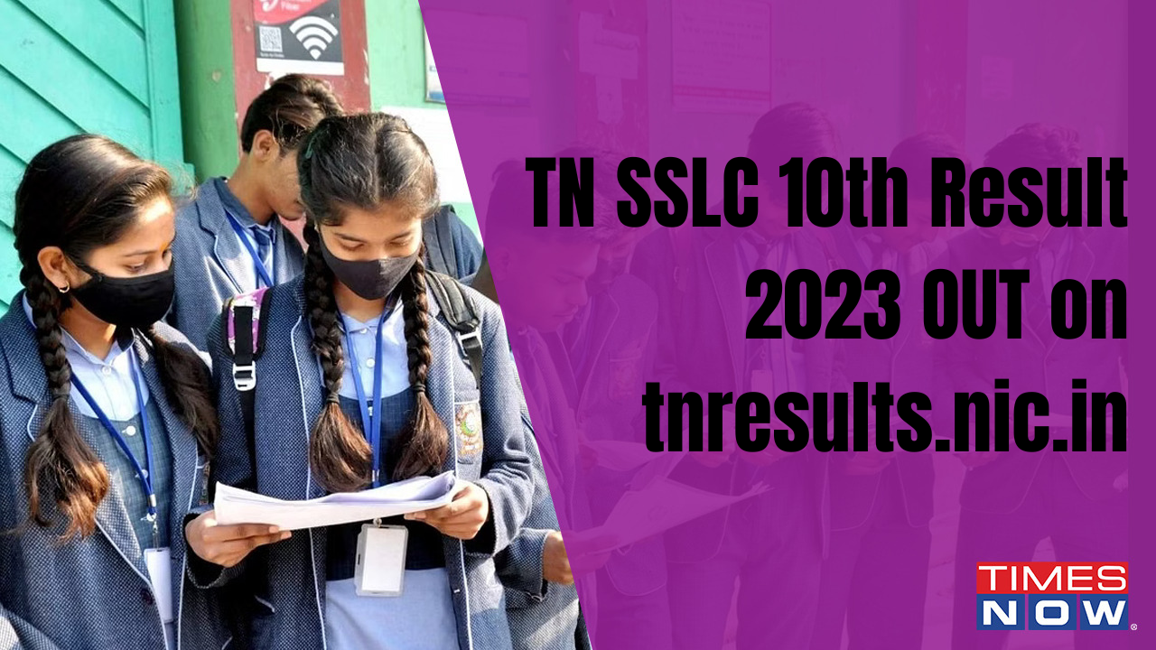 TN SSLC 10th Result 2023 OUT