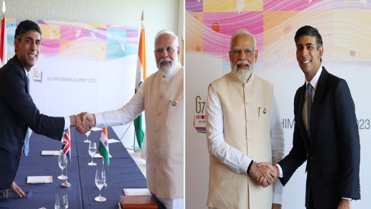 PM Modi Meets Rishi Sunak