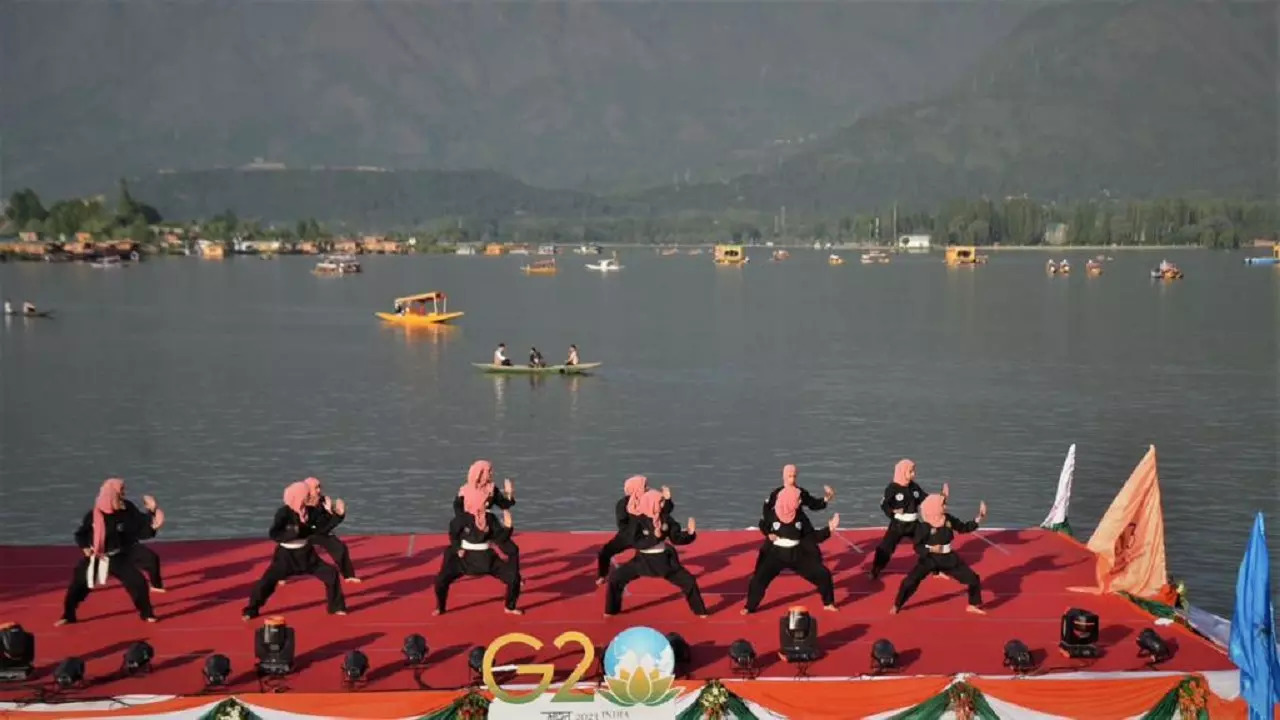 Srinagar Decked Up For G20 meet today (Photo: Times Now)