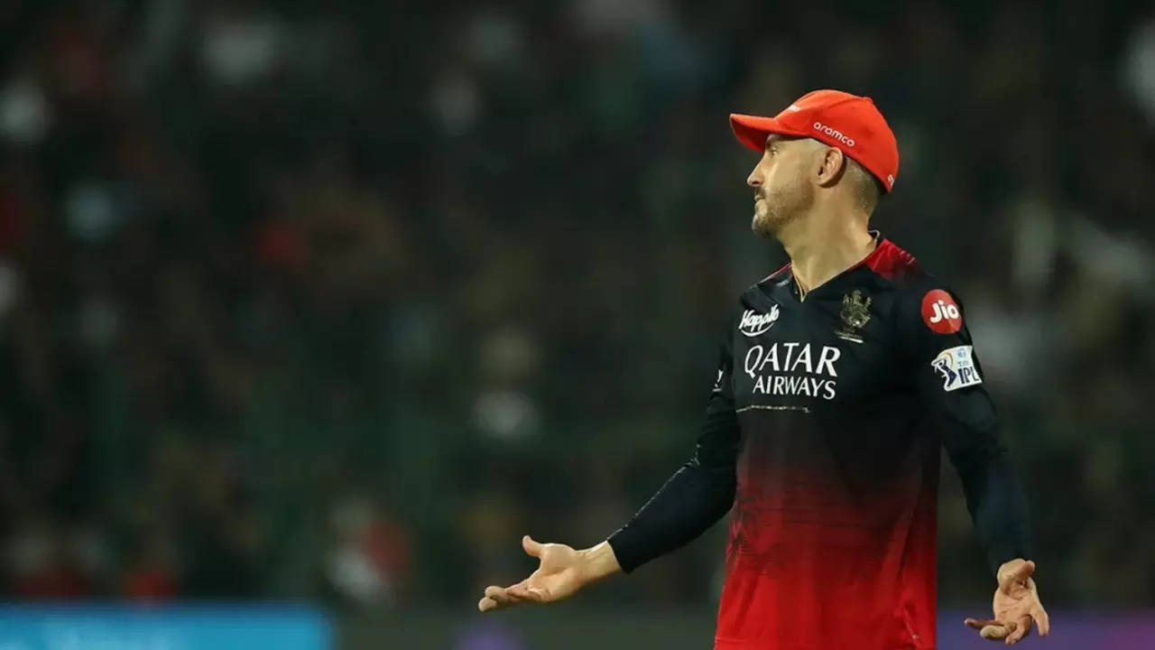 IPL 2023: Candid Du Plessis says RCB didn't deserve to be in play