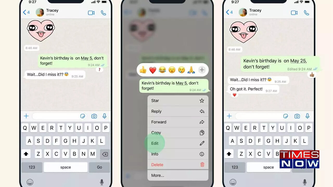 The Great Undo Button We All Needed: WhatsApp Now Lets You Edit Sent Messages - Vimarsana News