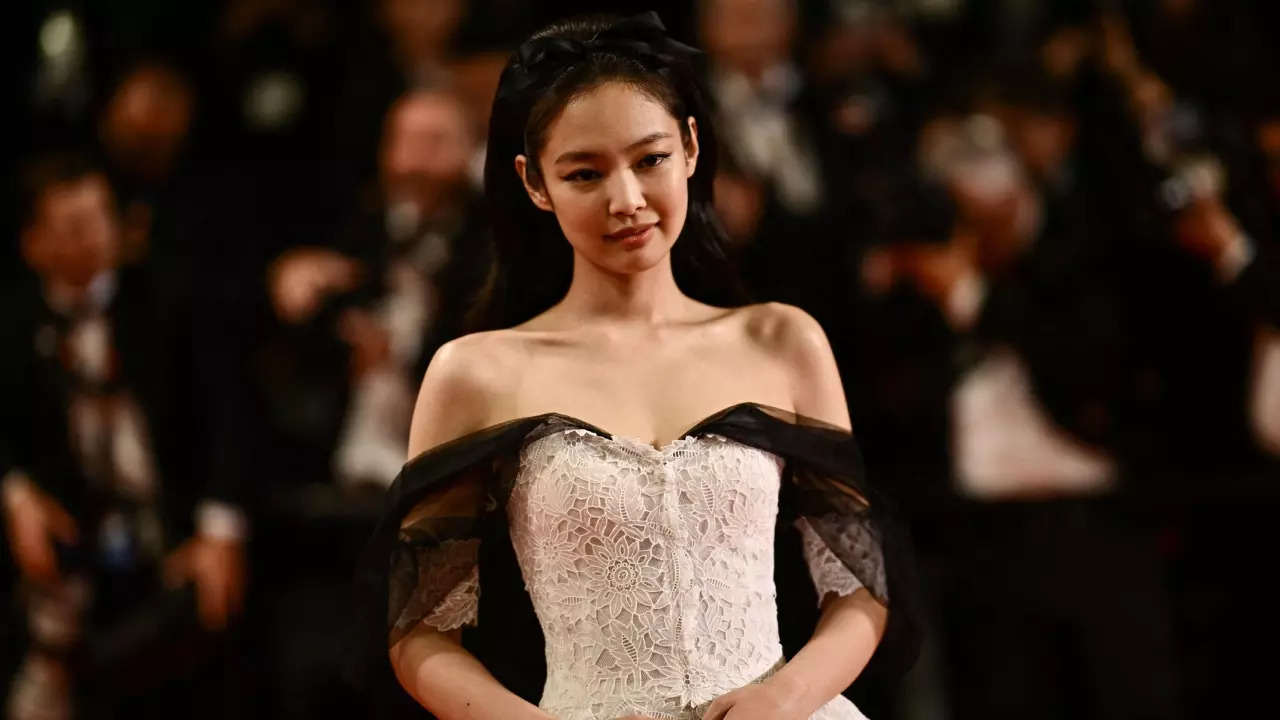 Blackpink's Jennie Turns Cinderella In White Off-Shoulder Gown For Her Debut At Cannes 2023