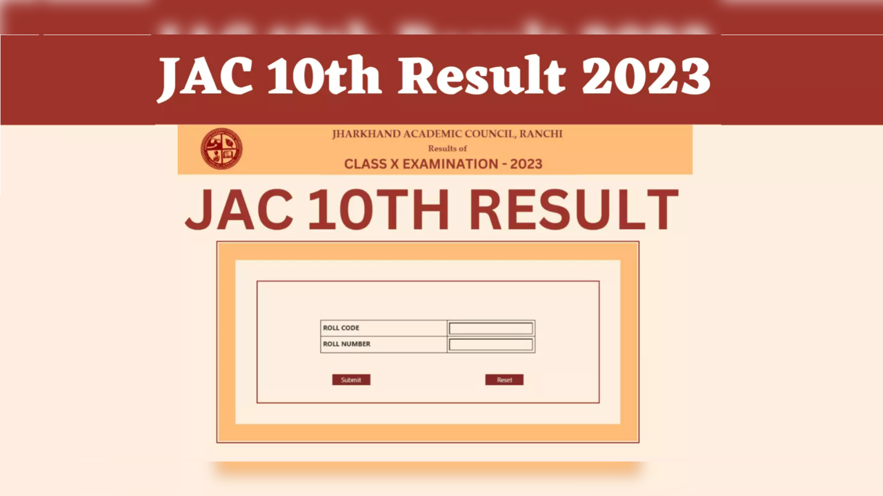 JAC Class 10 Result 2023 HIGHLIGHTS JAC Results 10th 12th DECLARED on jacresultscom jacnicin Direct Link Here