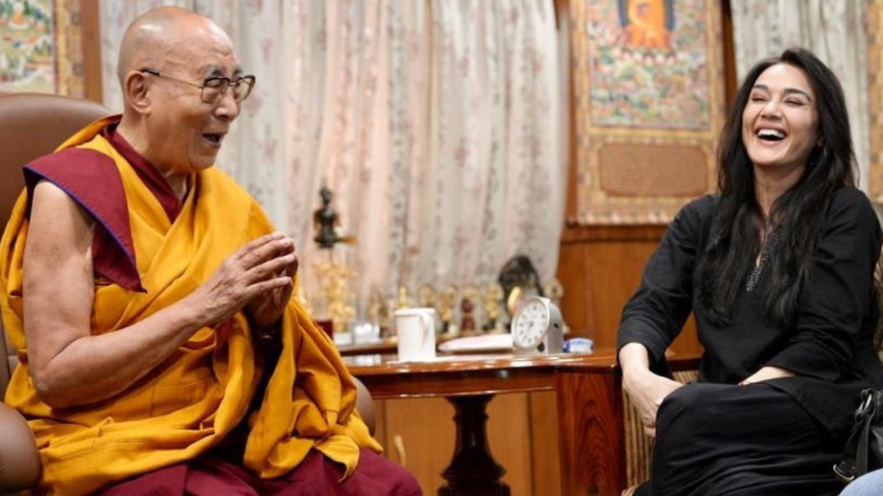 After Hectic IPL, Preity Zinta, Her Husband Gene Meet Dalai Lama In Dharamshala. PICS