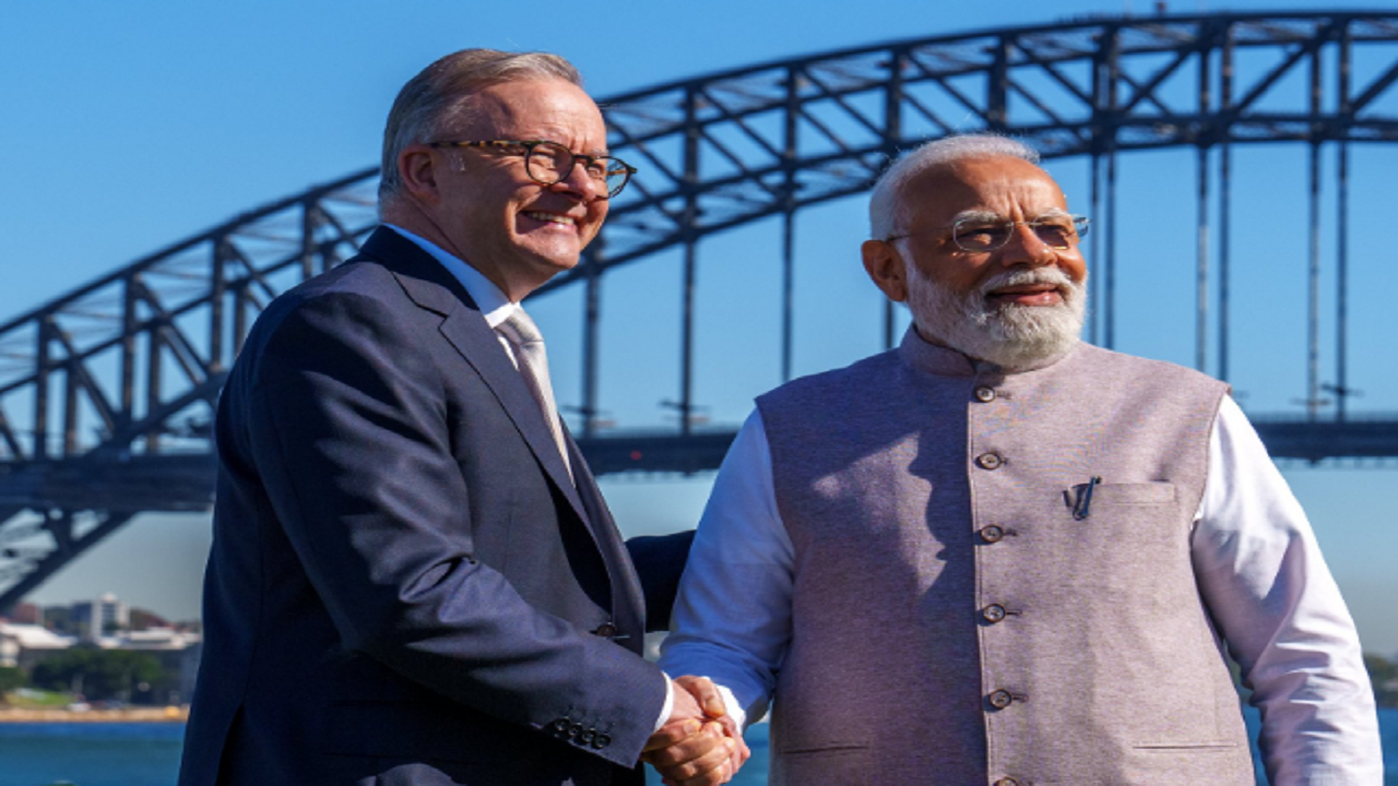 Australia's Prime Minister Anthony Albanese With PM Modi