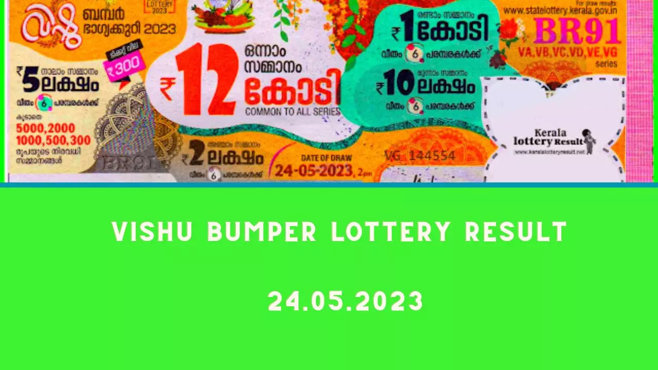 Vishu Bumper 2023 Result Ticket No VE 475588 Wins Rs 12 Cr Check Winners List Here