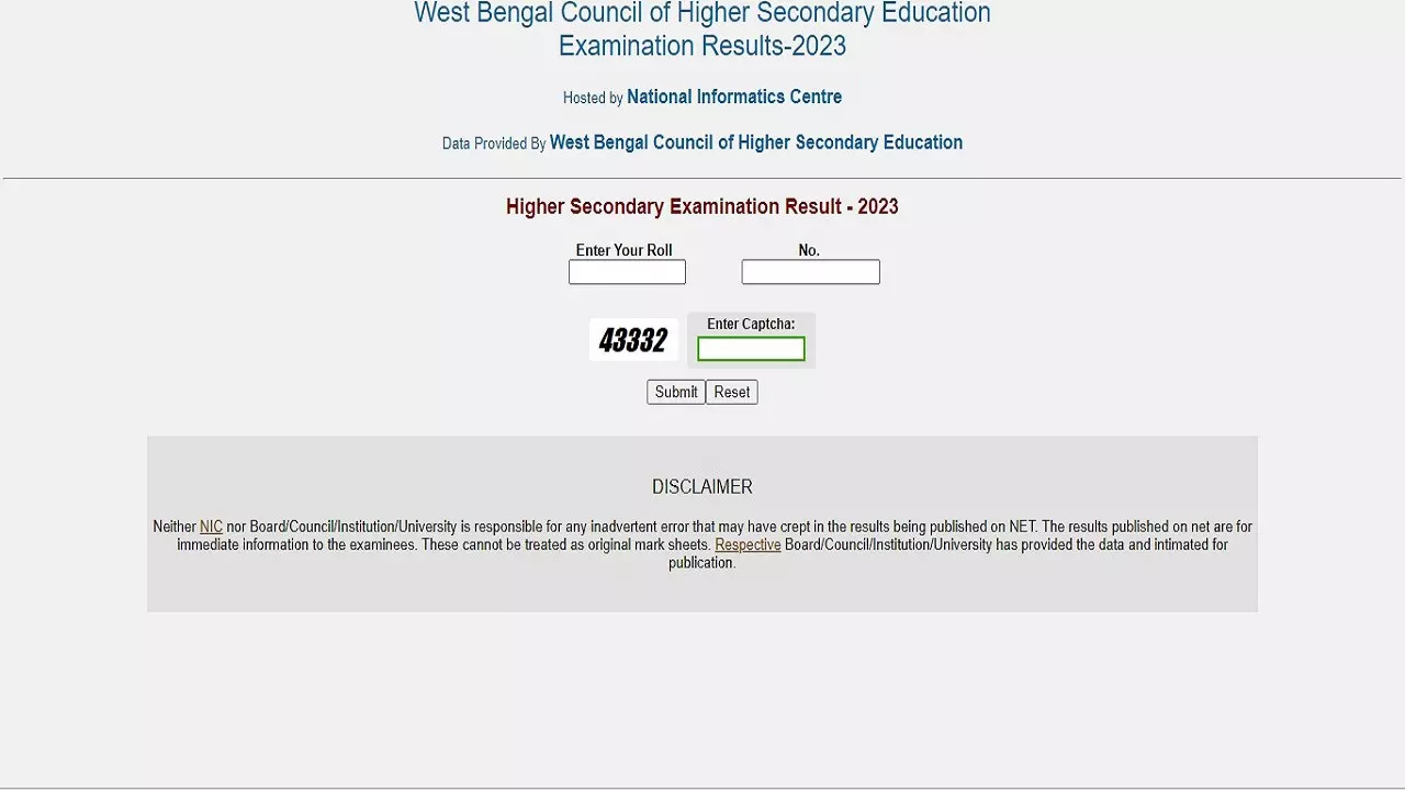 wbresults.nic.in 2023 HS Result OUT