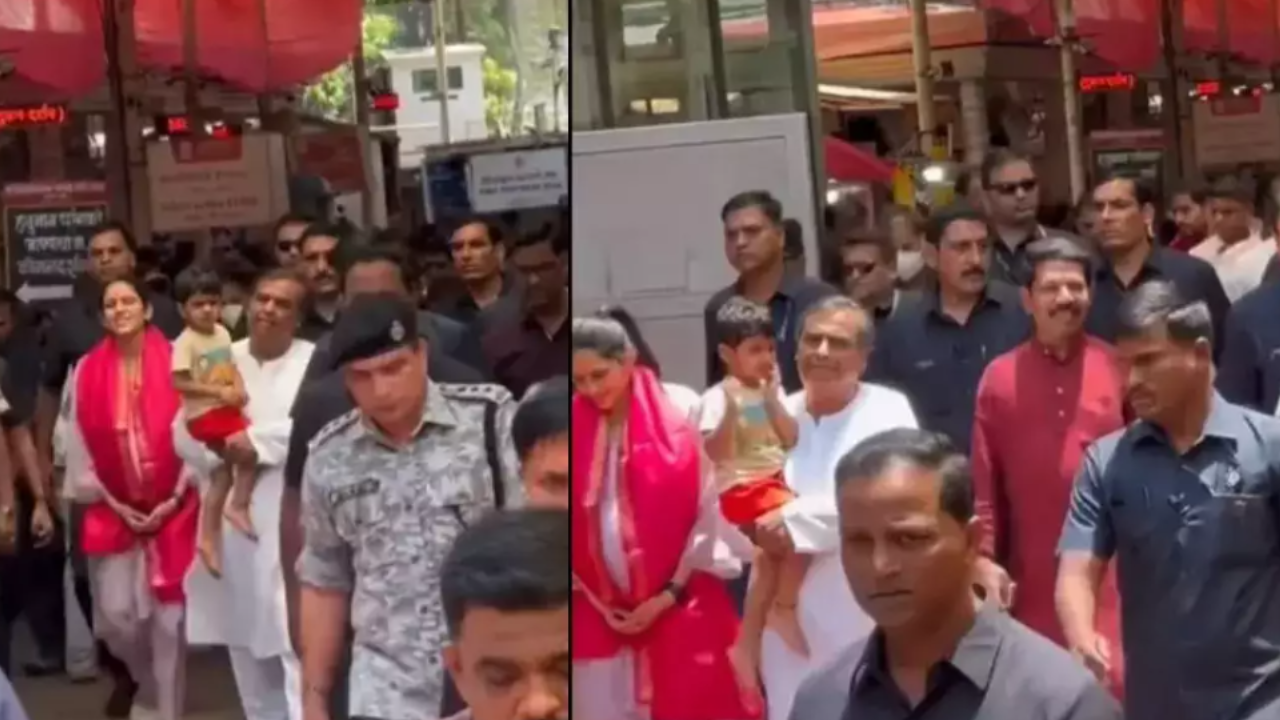 Mukesh Ambani at Siddhivinayak Temple