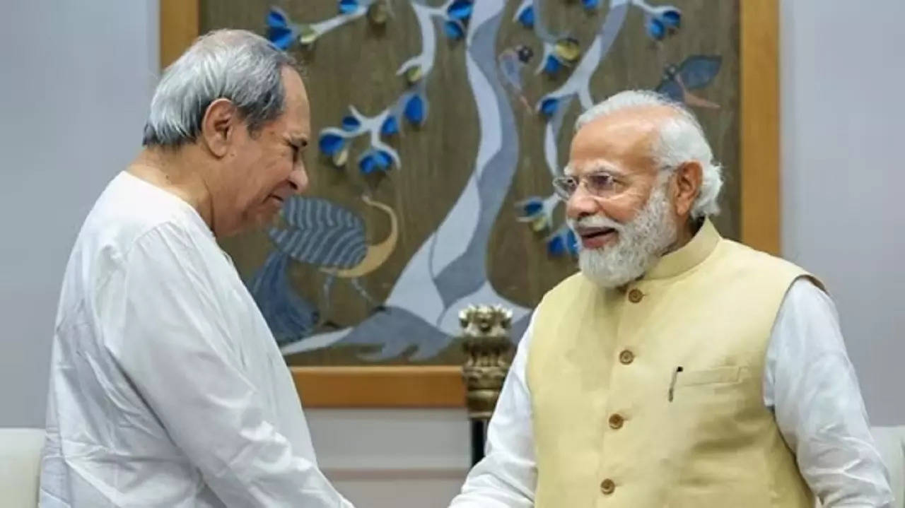 ​Naveen Patnaik and PM Modi