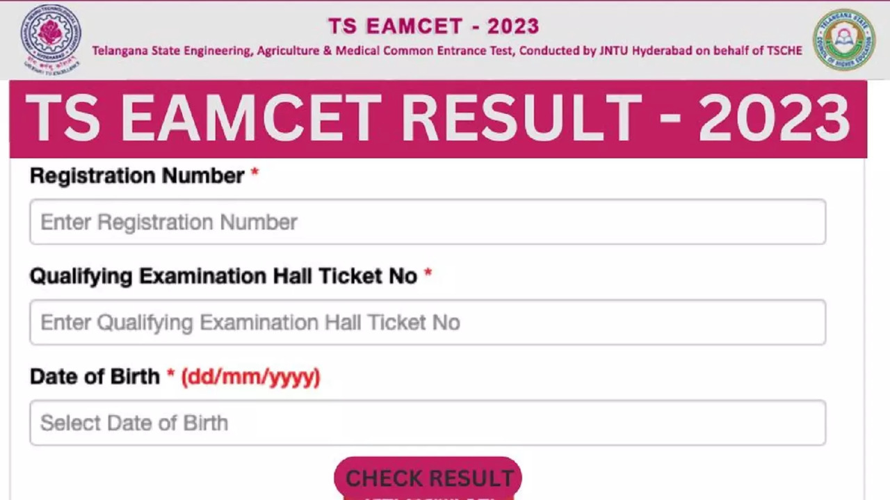 TS EAMCET Results 2023 Manabadi Highlights Telangana EAMCET Result OUT on eamcettscheacin manabadi Toppers Rankcard Direct Link 