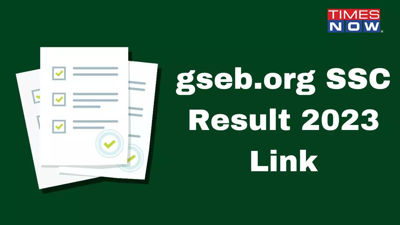 SSC Result 2023 Link, Steps to Check GSEB 10th Result