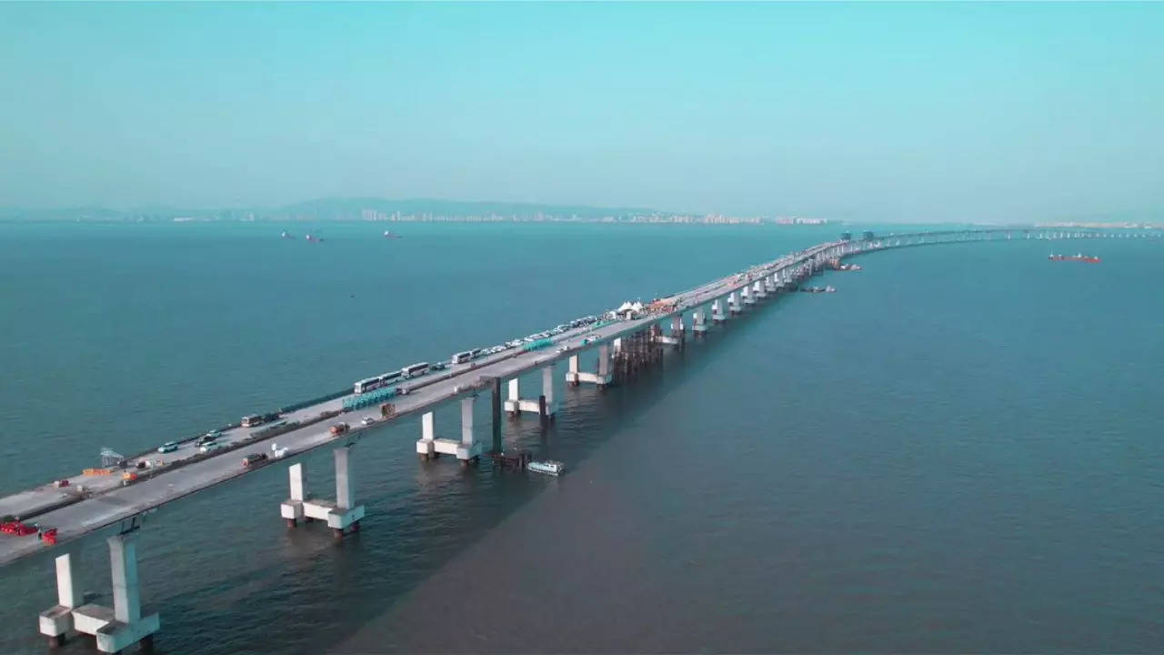 Mumbai to Navi Mumbai in 20 minutes: India's longest sea bridge Trans  Harbour Link to be ready by May 26