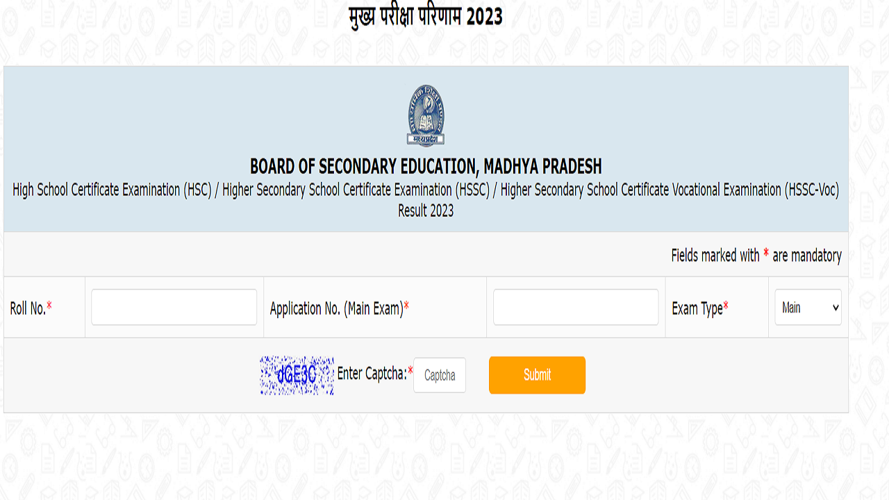 mpresults.nic.in 2023 Class 10 Result Link Here, How to Check
