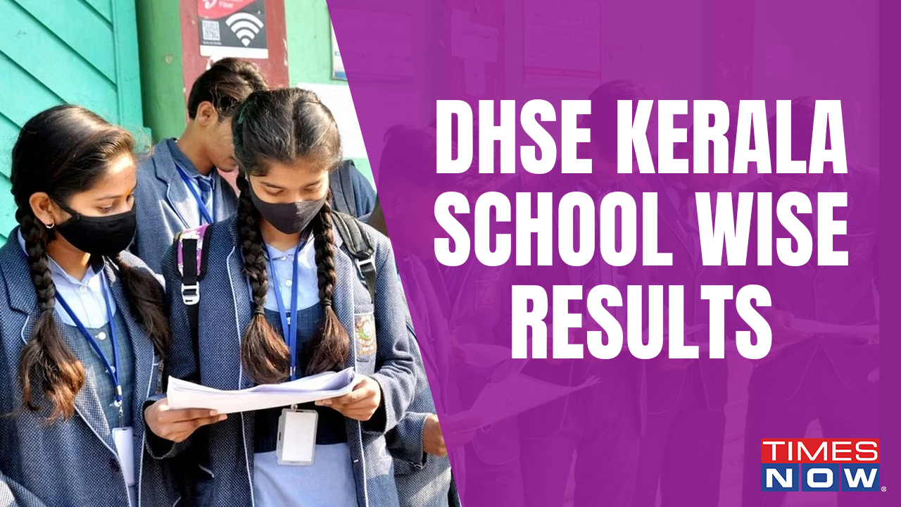 DHSE Kerala School Wise Results 2023 Steps to check DHSE School Wise