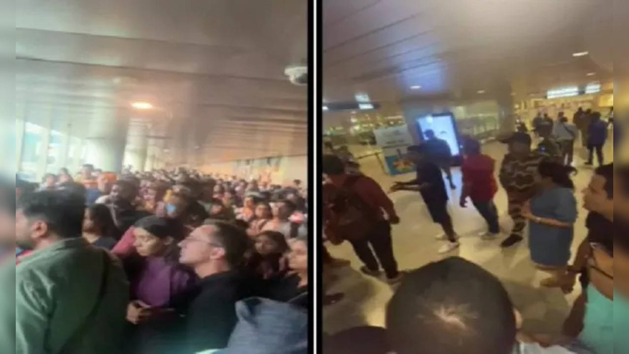 Massive chaos at Mumbai airport