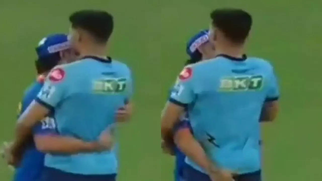 Ipl Shubman Gill Ishan Kishan S Bizarre Pre Match Embrace Leaves