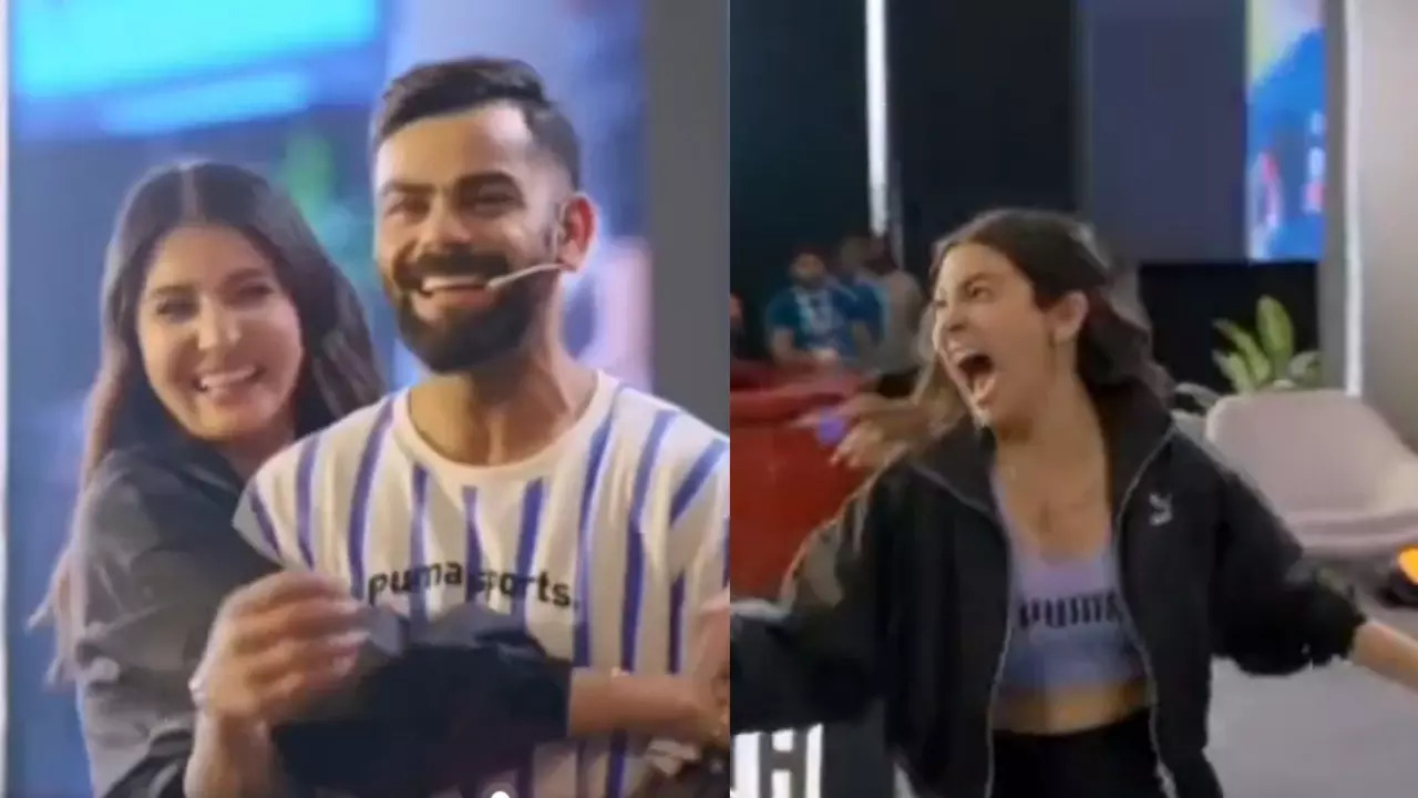 Aaj Toh Run Bana Le: Anushka Sharma HILARIOUSLY Sledges Virat Kohli, Imitates His Celebration - WATCH