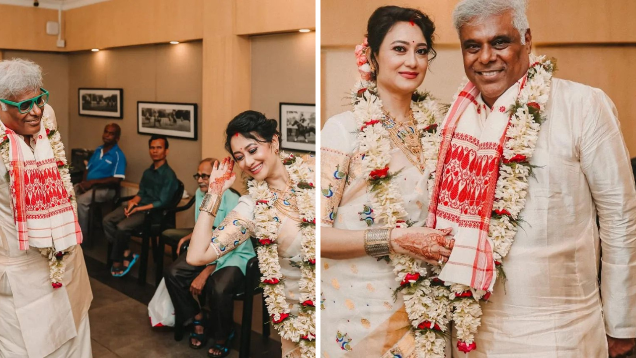 Ashish Vidyarthi and Rupali Barua's wedding