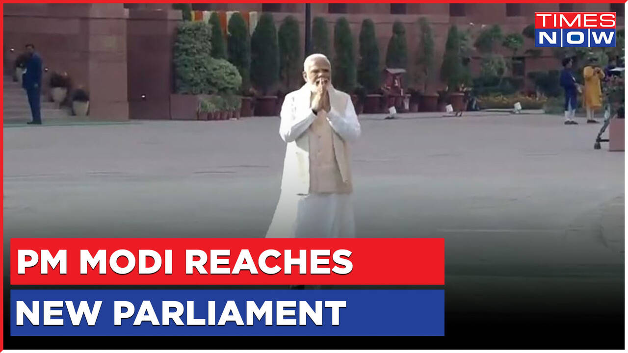 Exclusive PM Modi Reaches New Parliament Building What Is Gandhi