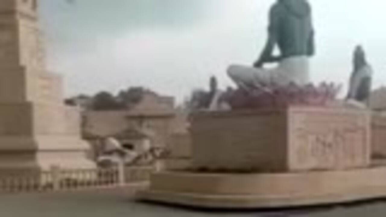 Mahakal Lok Statue Damaged in Massive Storm in MP's Ujjain