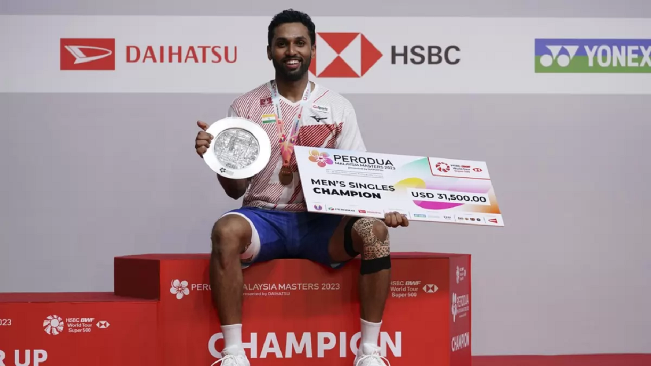 HS Prannoy 结束六年冠军荒，赢得马来西亚大师赛