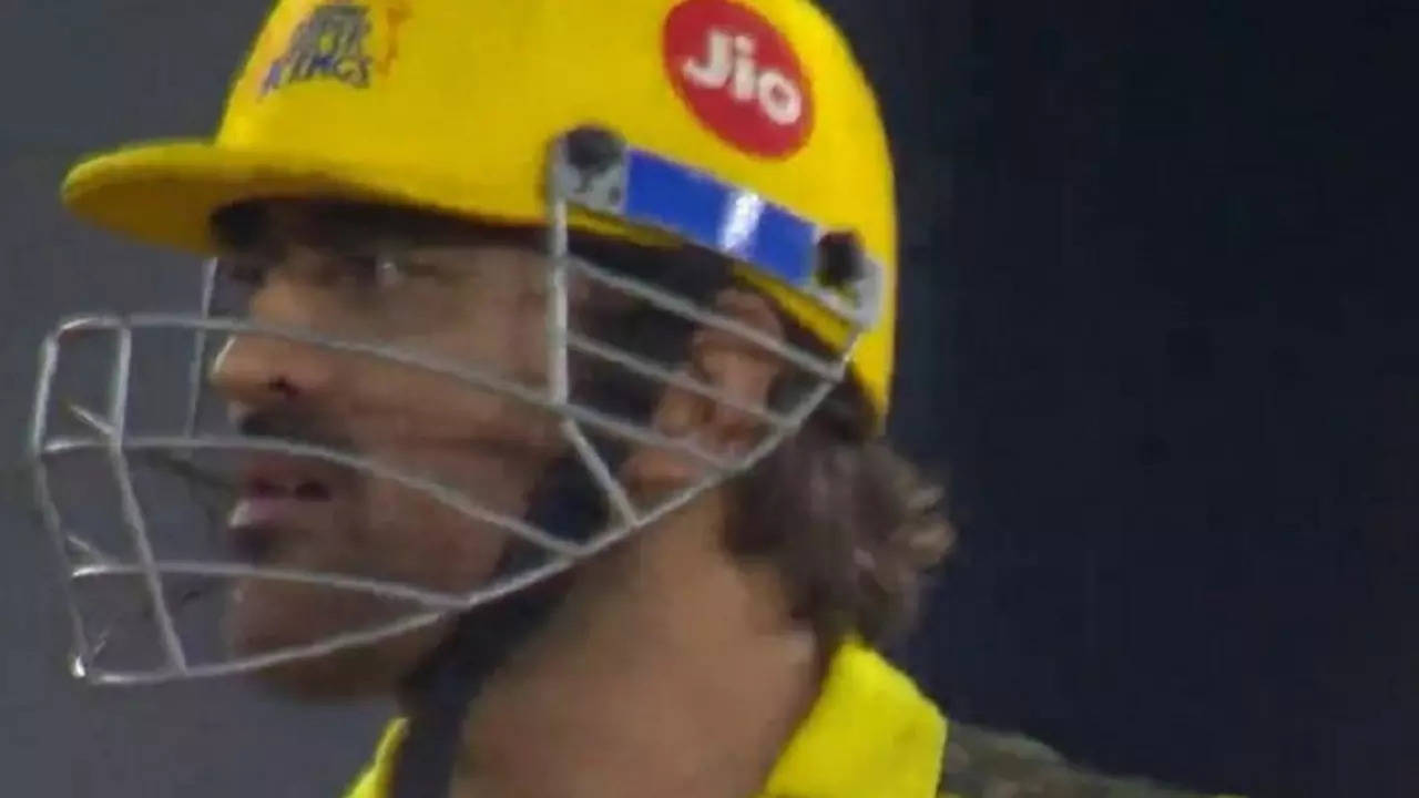 MS Dhoni gets out for golden duck in IPL 2023 final