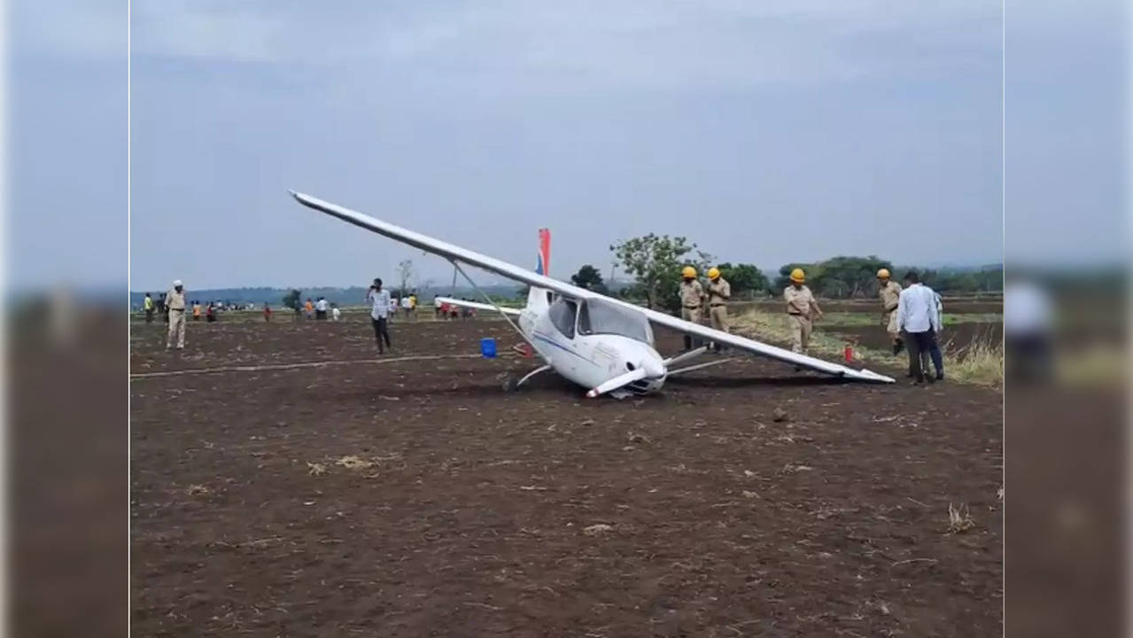 Training Aircraft Makes Emergency Landing In Belagavi; Pilots Suffer Injury