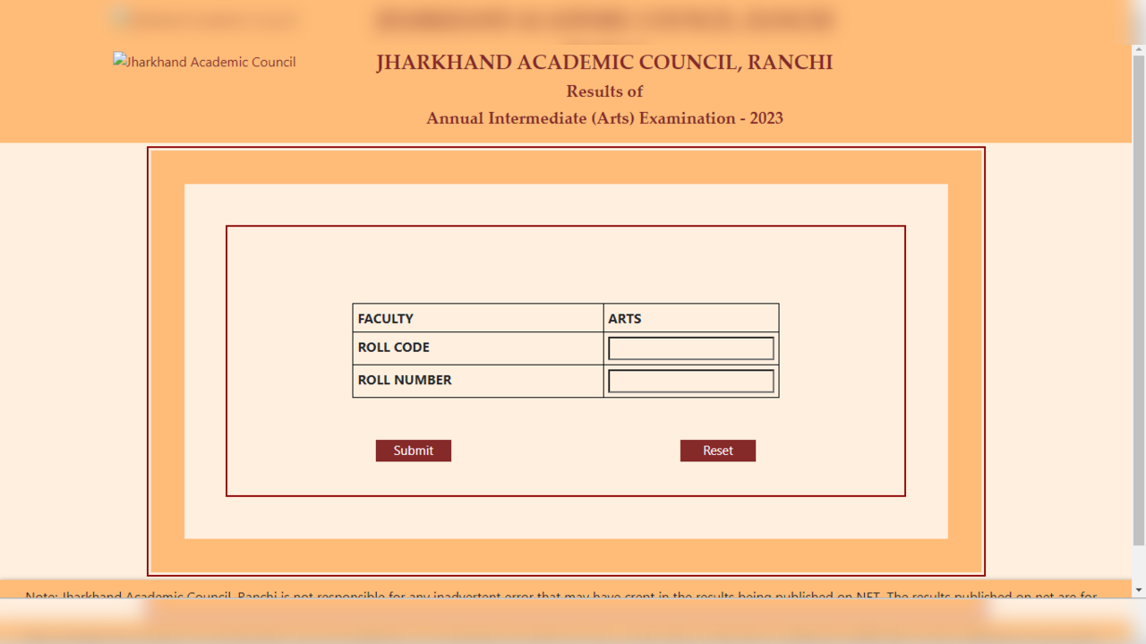 JAC 12th Arts, Commerce Result 2023 DECLARED