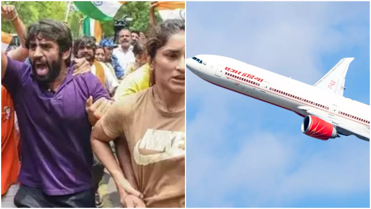 Protesting Wrestlers and Air India