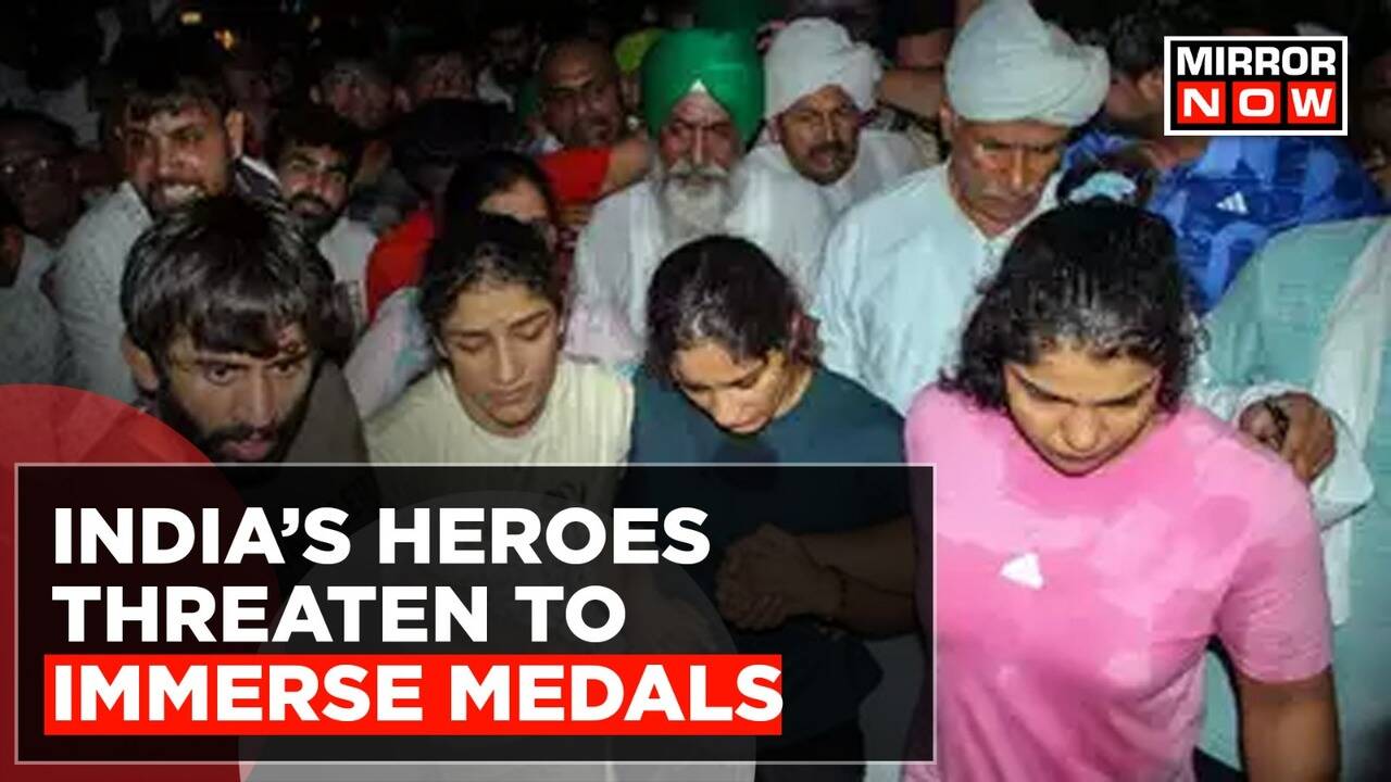 Wrestlers Reach Haridwar To Immerse Their Medals In Ganga, Will Govt