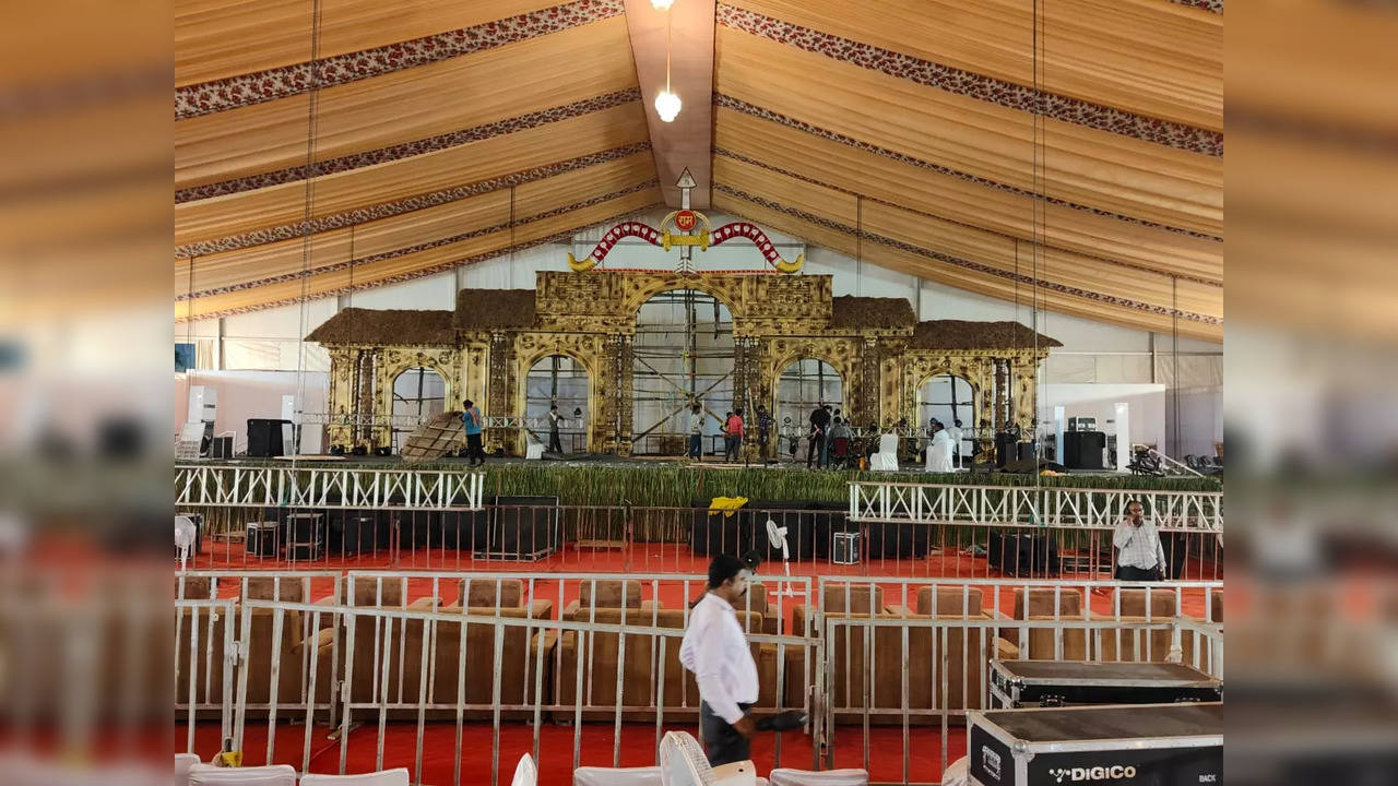 Preparations for the three day Ramayan Festival at Raipur completed