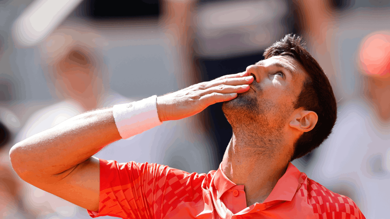 Novak Djokovic French Open AP