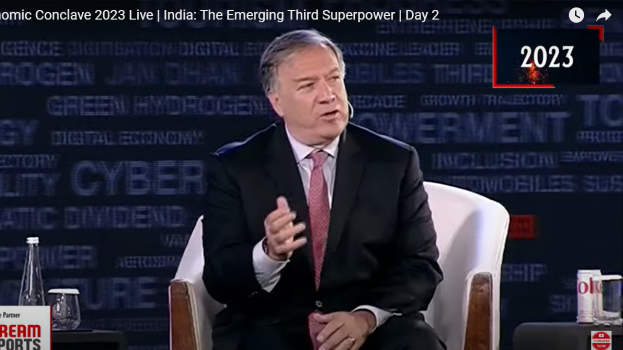 India Economic Conclave 2023 Day 2 Mike Pompeo Hails India's