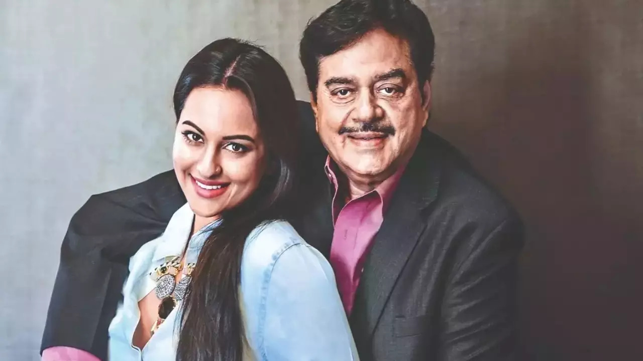 Birthday Girl Sonakshi Sinha Looks Unrecognizable In Throwback Pics Shared By Dad Shatrughan Sinha. See Inside