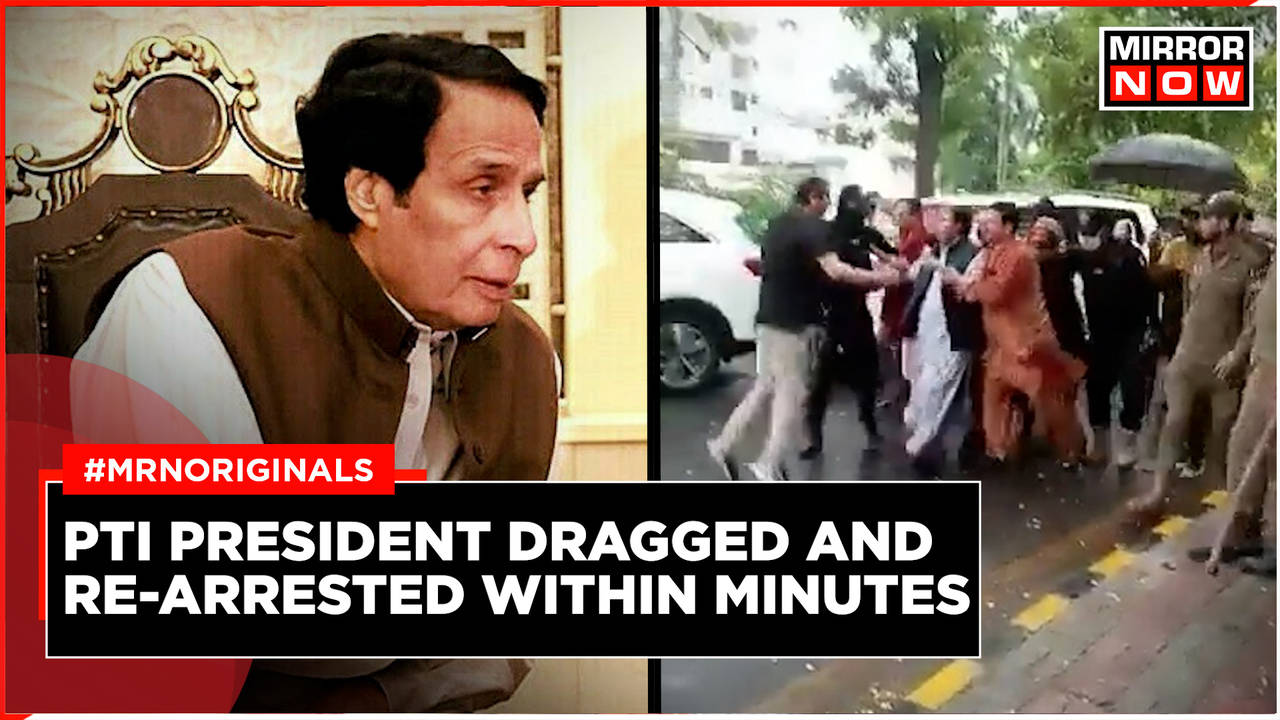 Pakistans Pti President Parvez Elahi Was Rearrested Within Minutes Of Being Released Imran 6215