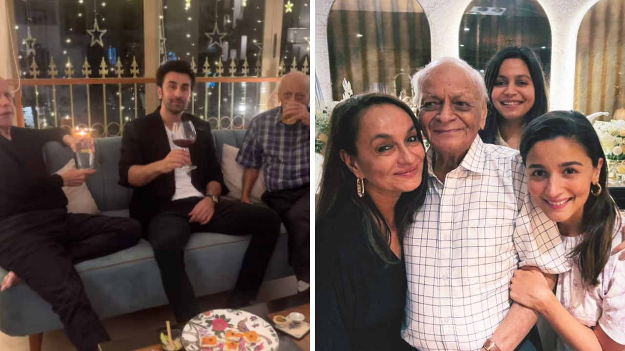 Ranbir Kapoor Enjoys a Drink With Alia Bhatt's Late Grandfather