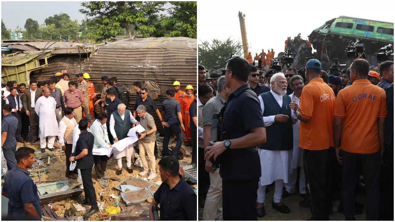 PM Modi Visits Odisha Train Accident In Balasore