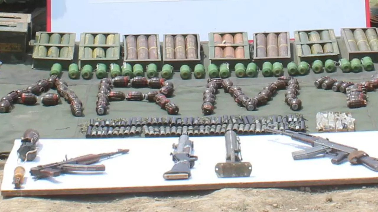 Arms And Ammunition Recovered