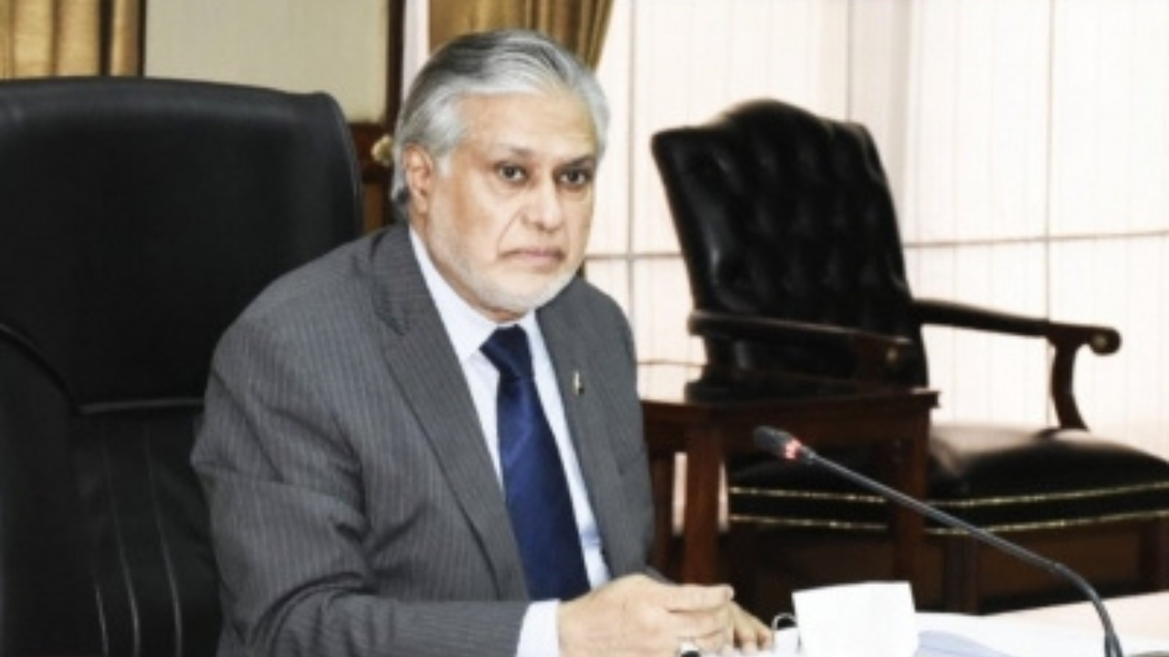 Pakistan's Finance Minister Ishaq Dar