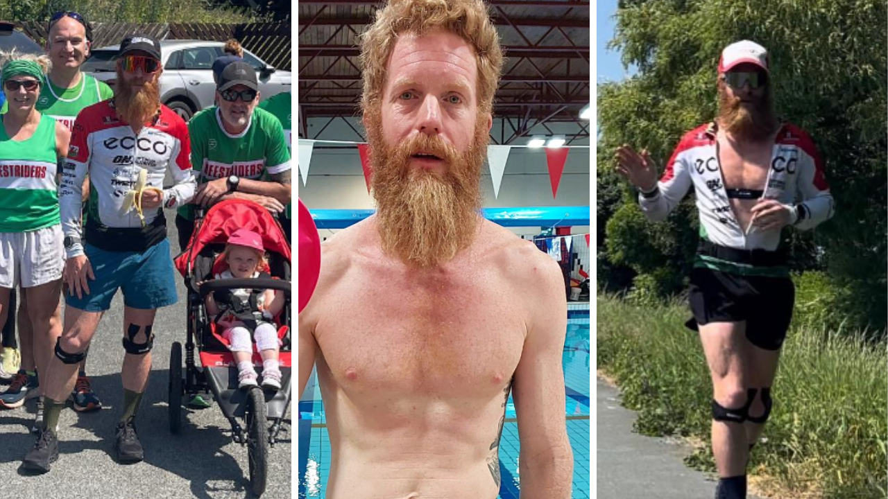 Man Aims For 102 Triathlons In As Many Days - He's Already Halfway Through