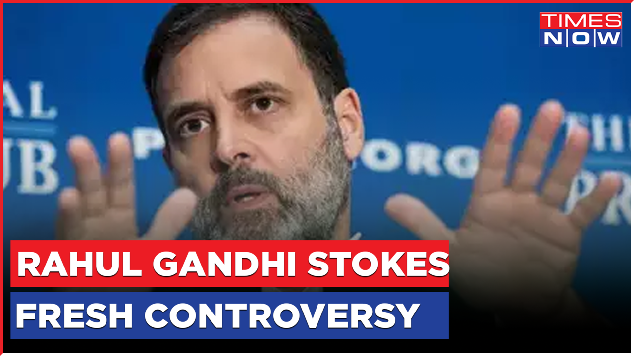 Watch! Rahul Gandhi Calls BJP, RSS 'Incapable'; Sam Pitroda Stokes ...