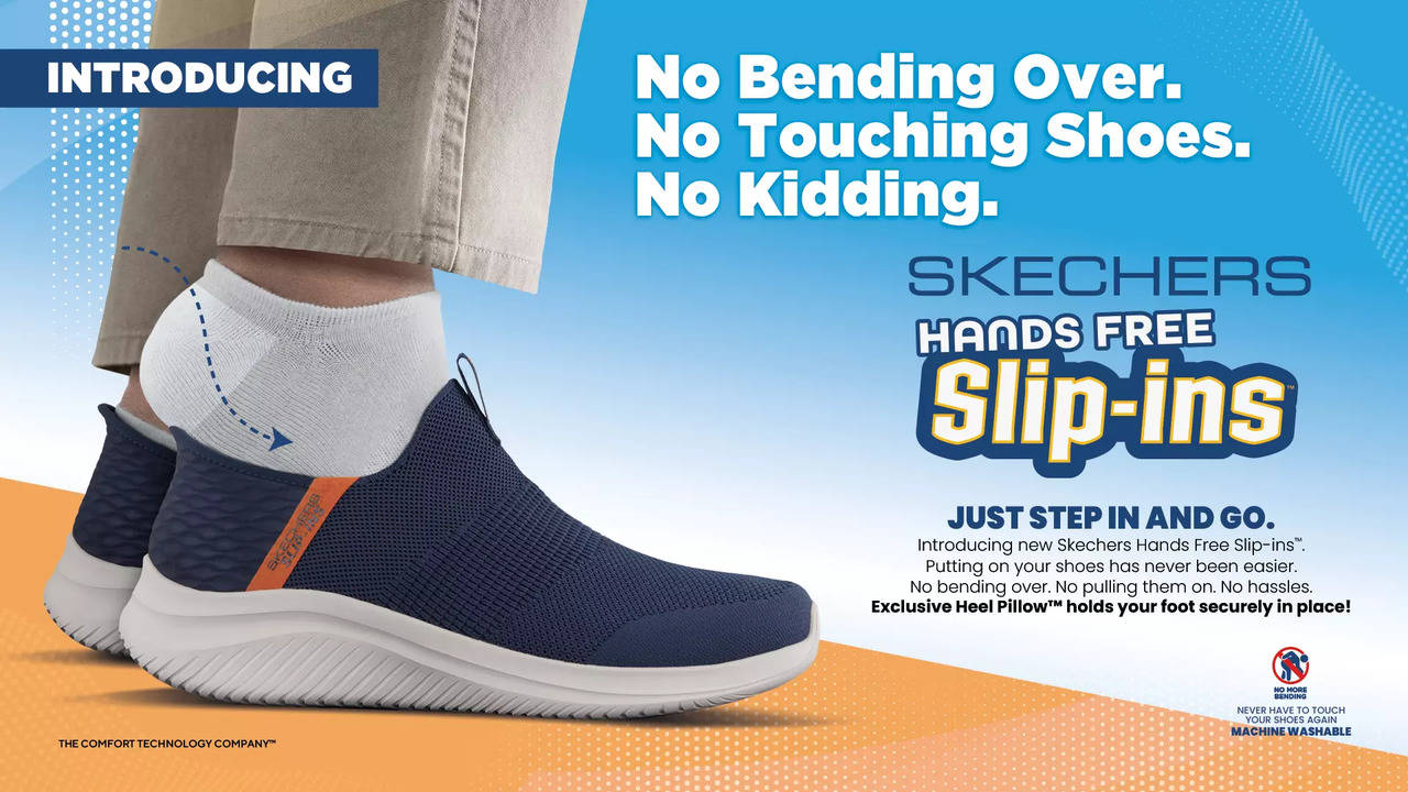 Hands Free Slip-ins, Step In Shoes
