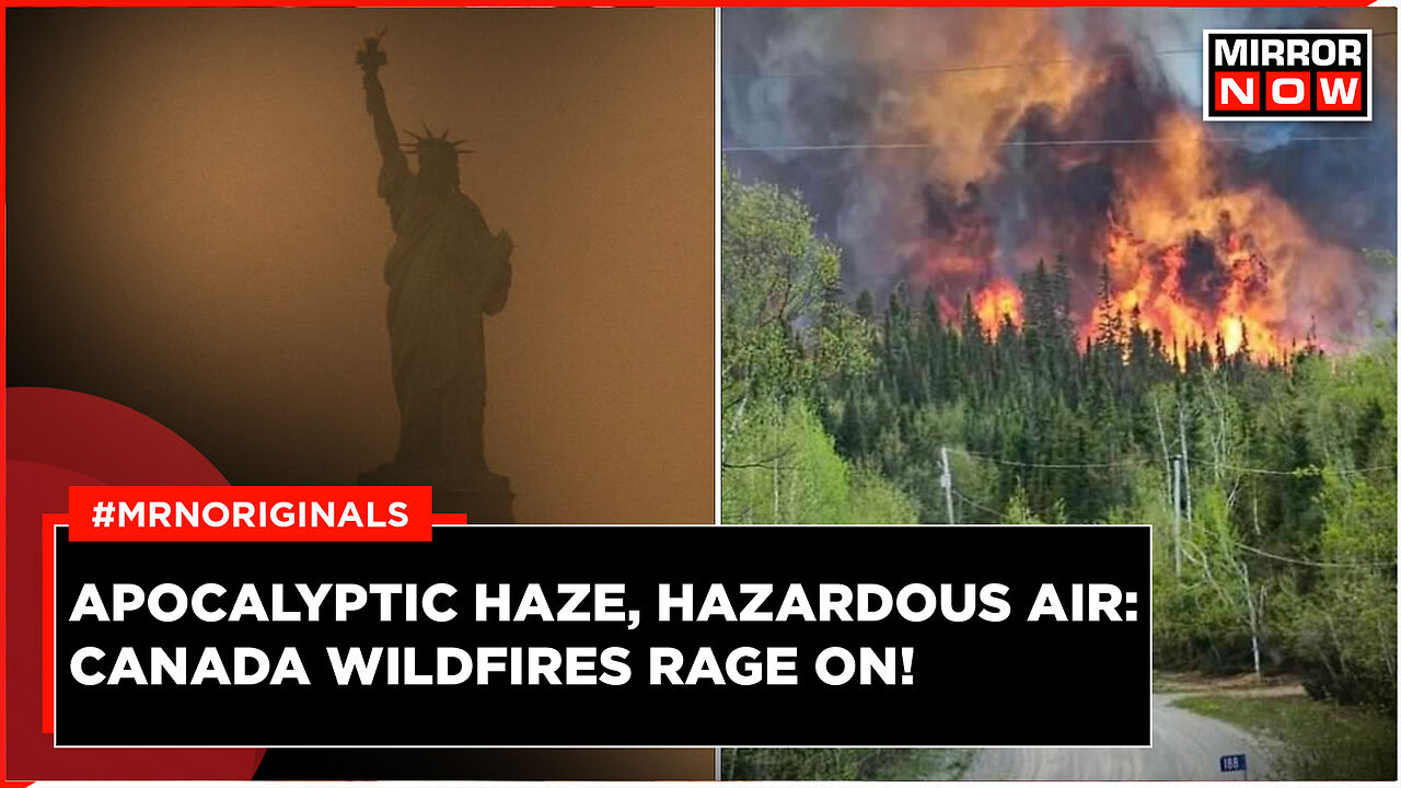 US East Coast Blanketed In Smoke As Canadian Wildfires Rage On | Times Now