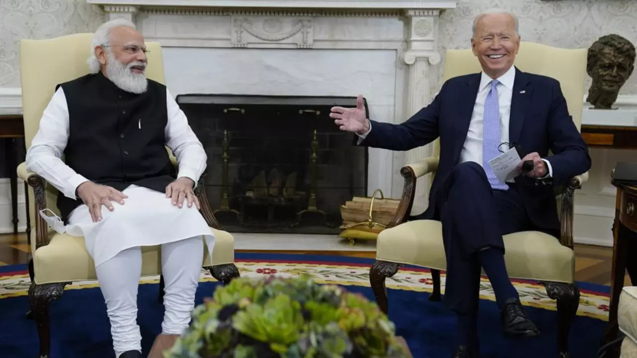 PM Modi with US President Joe Biden