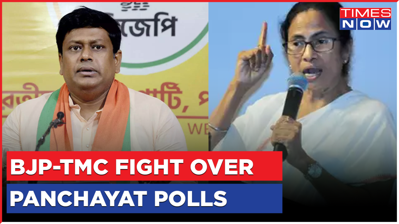 Fight Over Bengal Panchayat Poll | BJP Cries 'Murder Of Democracy'; TMC ...