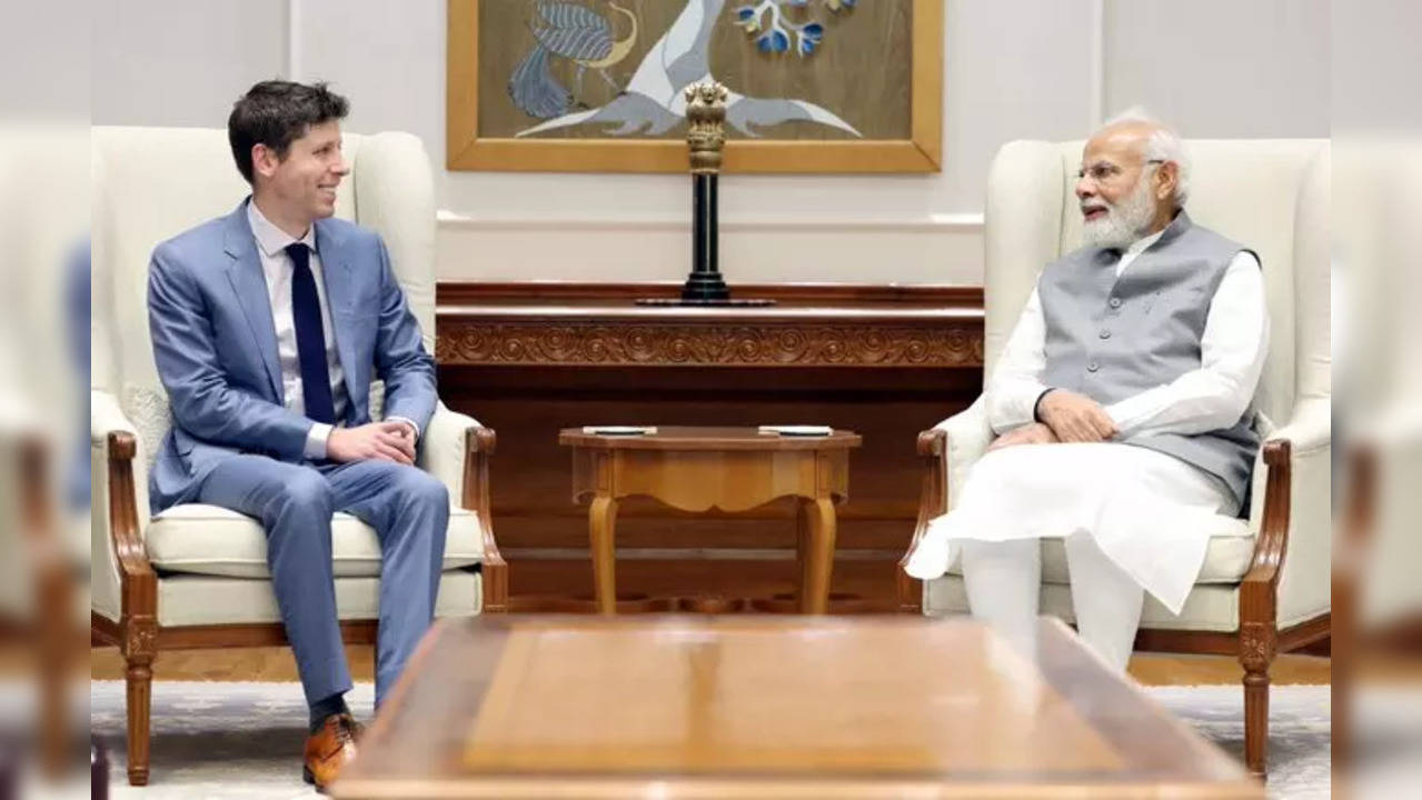 Sam Altman PM Modi meeting