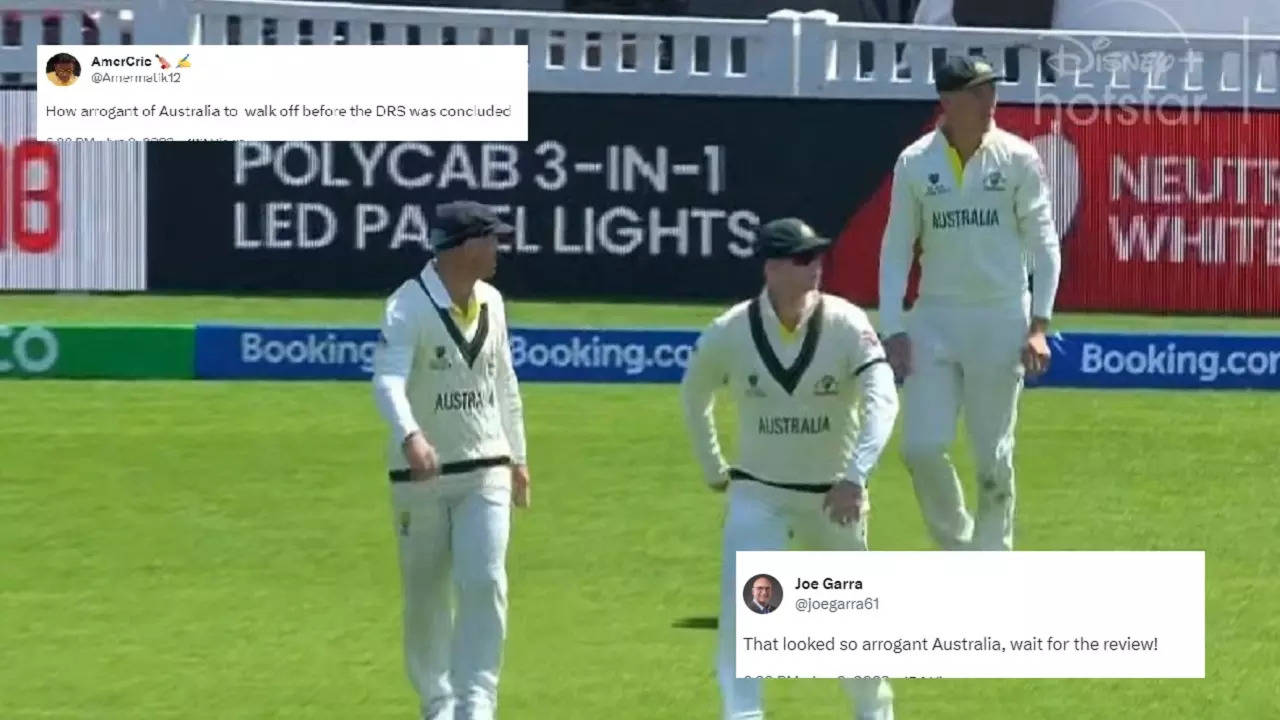 How Arrogant... : Twitter Slams Team Australia For Walking Off The Field Despite Review From Mohammed Siraj